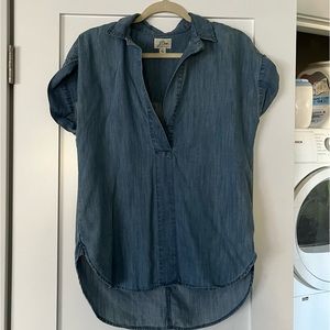J Crew Oversize Denim Top